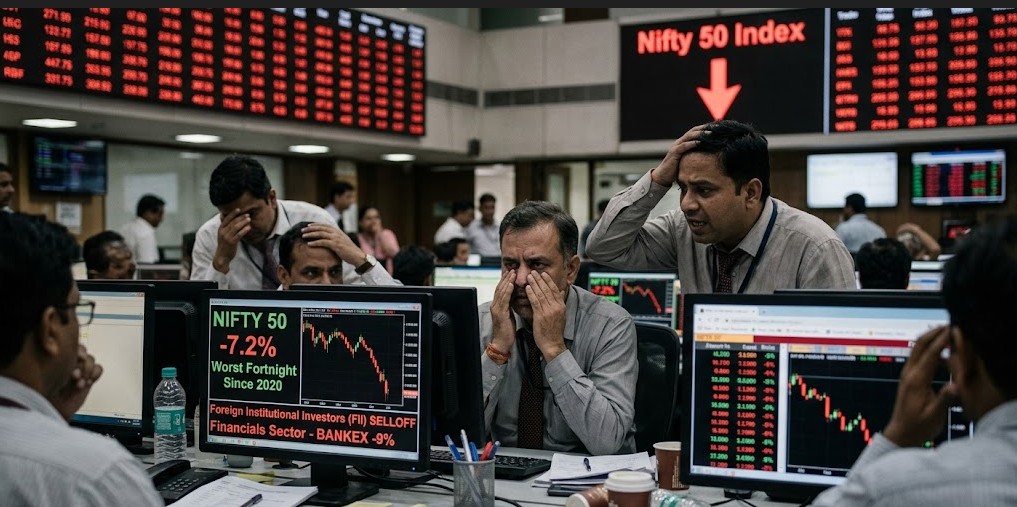 Nifty 50 Worst Fortnight Foreign Selloff